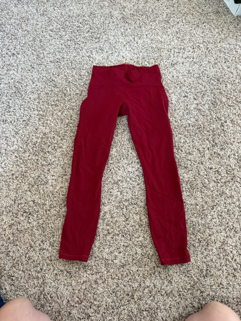 lululemon athletica High-Waist Leggings in Deep Burgundy